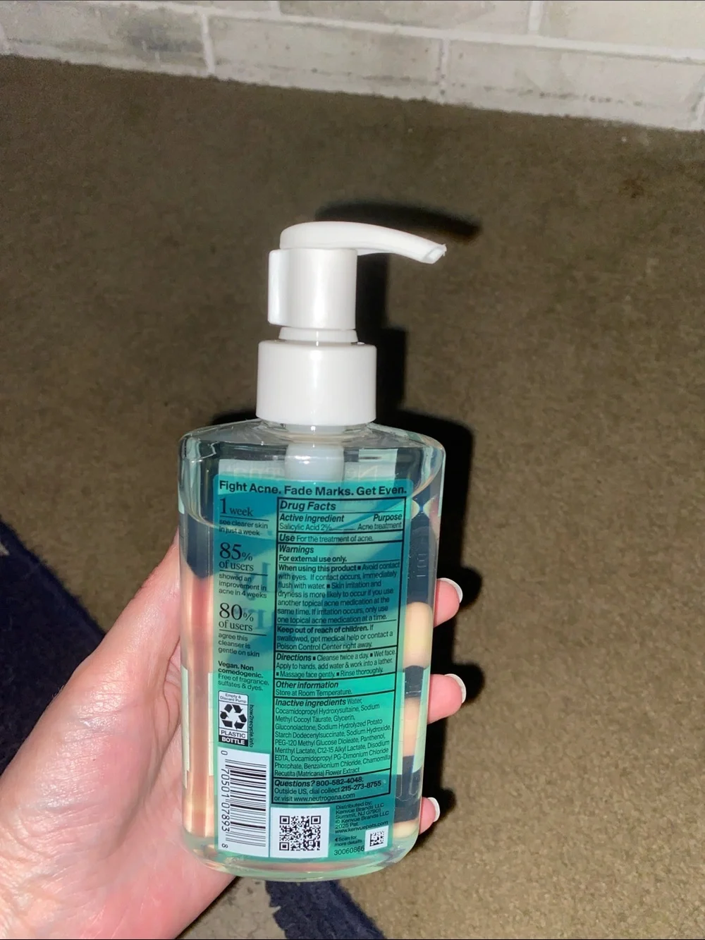 Neutrogena Evenly Clear Acne Cleanser
